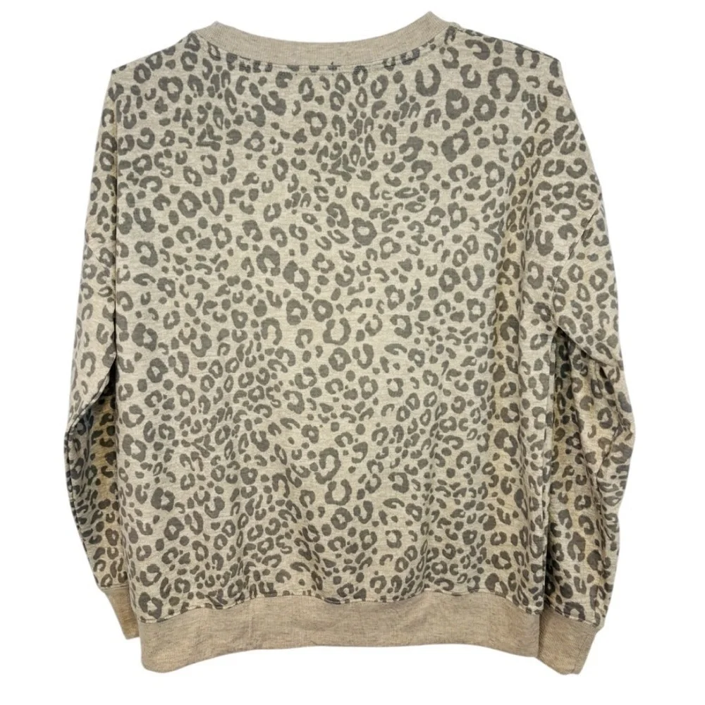 NWT Splendid Women’s Leopard Print Pajama Top & Bottom Set Size XL